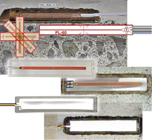 混凝土表面用应变片