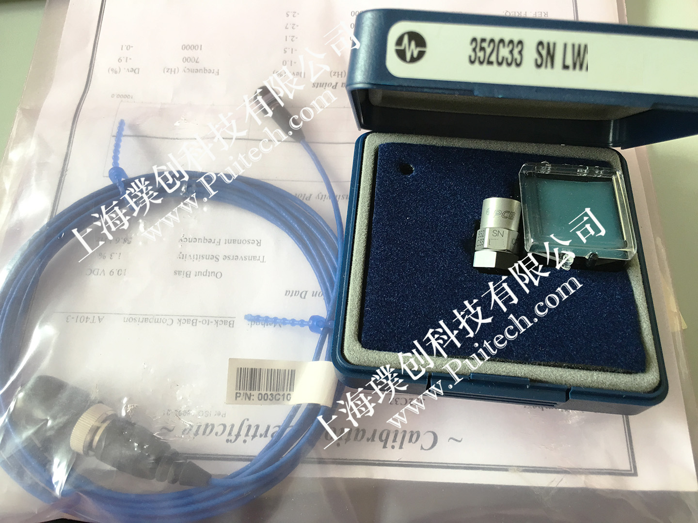 美国PCB加速度传感器353C33交付用户